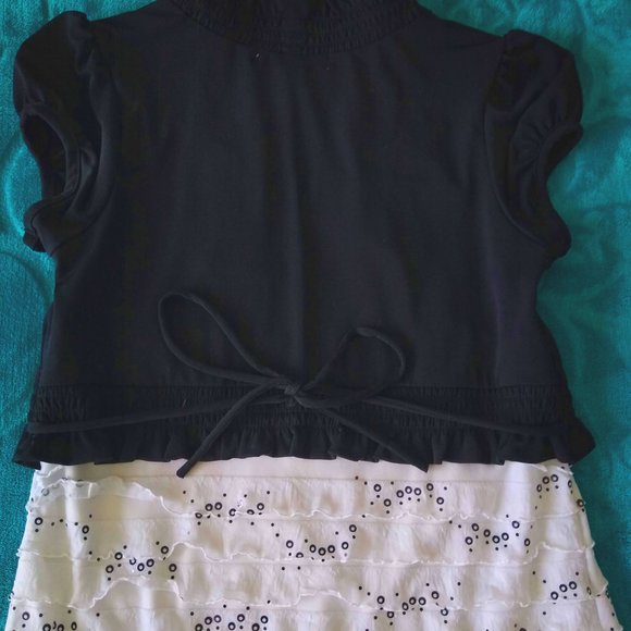 Black and White Youth Speechless Spring Dress - Picture 5 of 5